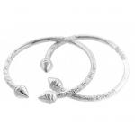Sterling Silver West Indian Bangles - Spears